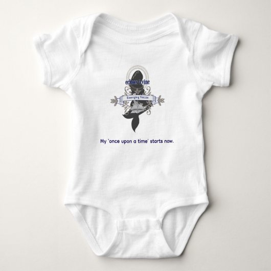 Inspirerende baby romper met citaat (Voorkant)
