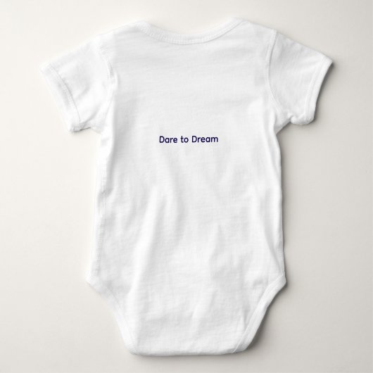 Inspirerende baby romper met citaat (Achterkant)