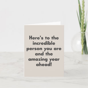 Inspirerende Bemoedigende Boodschap Minimalistisch Kaart