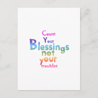 Inspirerende berichten voor betere dagen briefkaart