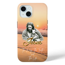 Inspirerende Bijbel Zonsondergang Zeegezicht Jezus