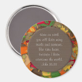 Inspirerende Bijbeltekst - Levensproeven Magneet (Voorkant / Achterkant)