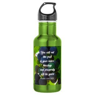 Inspirerende Bijbeltekst Zegeningen Paarse Druiven Waterfles