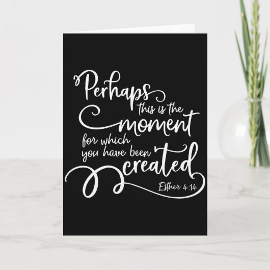 Inspirerende Bijbelvers citaten - Misschien is dit Kaart (Voorkant)