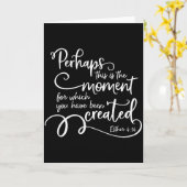 Inspirerende Bijbelvers citaten - Misschien is dit Kaart (Gele Bloem)