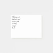 Inspirerende Bijbelverzen Quotes Post-it® Notes (Voorkant)