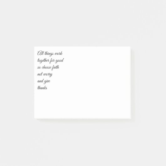 Inspirerende Bijbelverzen Quotes Post-it® Notes (Voorkant)