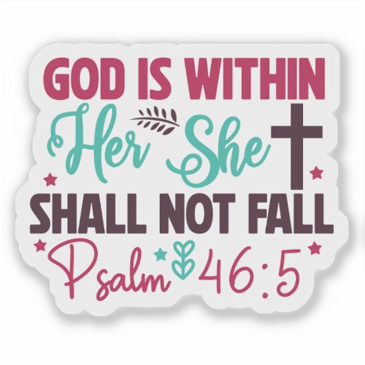 Inspirerende Bijbelverzen Stickers (Voorkant)