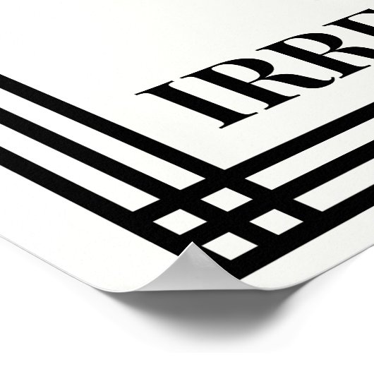 Inspirerende Black & White Self-Esteem Quote die u Poster (Hoek)