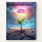 inspirerende bloem kalender notitieboek planner (Achterkant)
