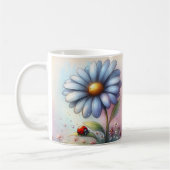 Inspirerende bloem koffiemok (Links)