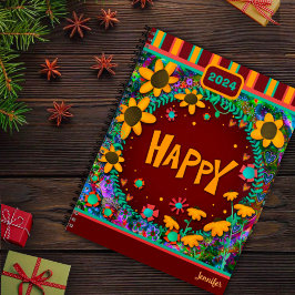 Inspirerende Bloemen Happy Personalized Fun Planner