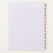 Inspirerende bloemliefde hoop vreugde harten boog planner (Achterkant)