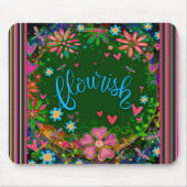  inspirerende bloemrijke inspiratie muismat (Voorkant)