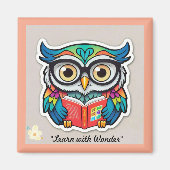 "Inspirerende boekenliefhebbers" Magneet (Voorkant)