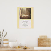 Inspirerende Boekliefhebber Muurkunst Poster (Keuken)