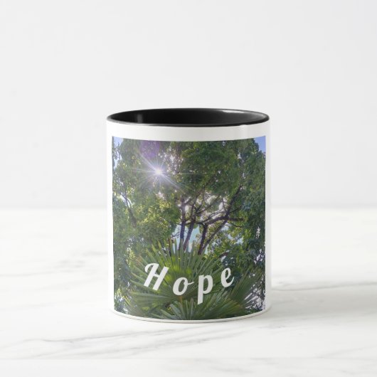 Inspirerende boodschap: "Hoop" Mok (Midden)