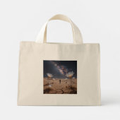 Inspirerende boodschappentas mini tote bag (Achterkant)