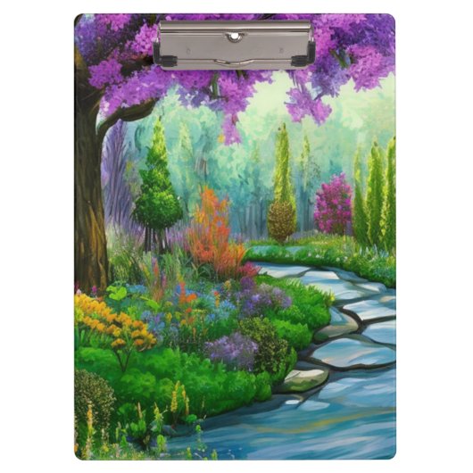 Inspirerende boslandschappen klembord (Voorkant)