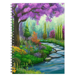 Inspirerende boslandschappen notitieboek