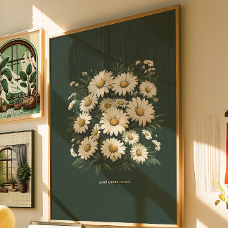 Inspirerende Botanische Muurkunst Mentale Welzijn Poster