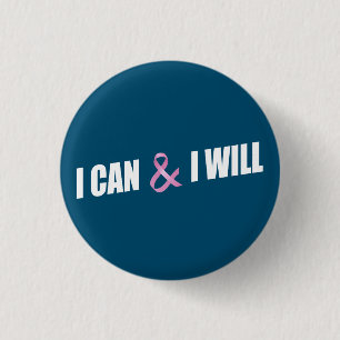 Inspirerende Button van de Kanker van de Borst van