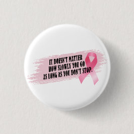 Inspirerende Button van de Kanker van de Borst van