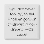 Inspirerende C.S. Lewis Magneet (Voorkant)