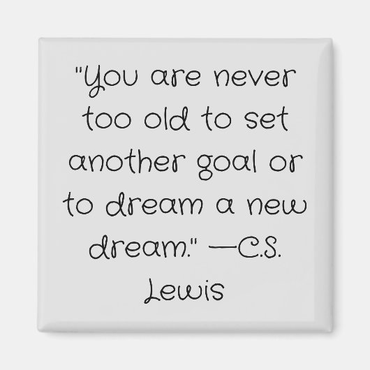 Inspirerende C.S. Lewis Magneet (Voorkant)