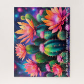 Inspirerende Cactus Bloei Legpuzzel (Verticaal)