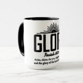 Inspirerende christelijke Bijbelvers Mok (Voorkant links)