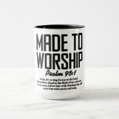 Inspirerende christelijke Bijbelvers Mok (Midden)