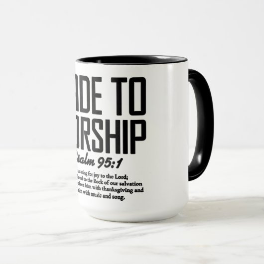 Inspirerende christelijke Bijbelvers Mok (Voorkant rechts)