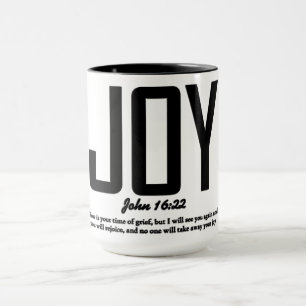 Inspirerende christelijke Bijbelvers Mok