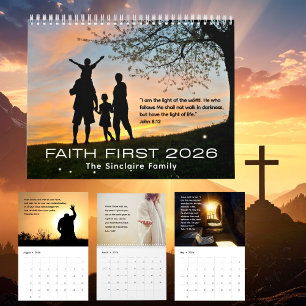 Inspirerende christelijke familienaam 2026 kalender