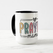 Inspirerende christelijke gebed mama mok (Voorkant links)