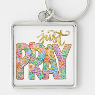 inspirerende christelijke Gebed Vers Sleutelhanger