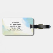 Inspirerende christelijke quote 'Liefde als Jezus' Bagagelabel (Achterkant horizontaal)