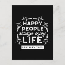 Inspirerende christelijke quote uit Spreuken 15:15