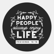Inspirerende christelijke quote uit Spreuken 15:15