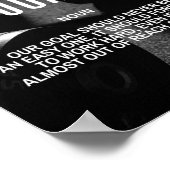 Inspirerende Citaat bij het plaatsen van Doelstell Poster (Hoek)