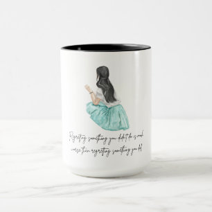 Inspirerende citaat esthetische koffiemok mok