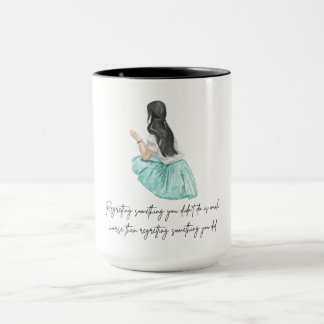 Inspirerende citaat esthetische koffiemok mok