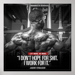 Inspirerende Citaat - Motivatie Poster van de Werk