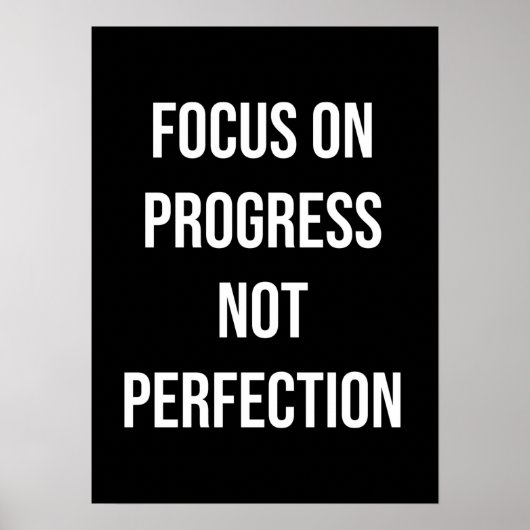 Inspirerende Citaat - Motivatie Poster van de Werk (Voorkant)