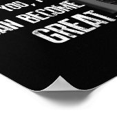 Inspirerende Citaat - Motivatie Poster van de Werk (Hoek)