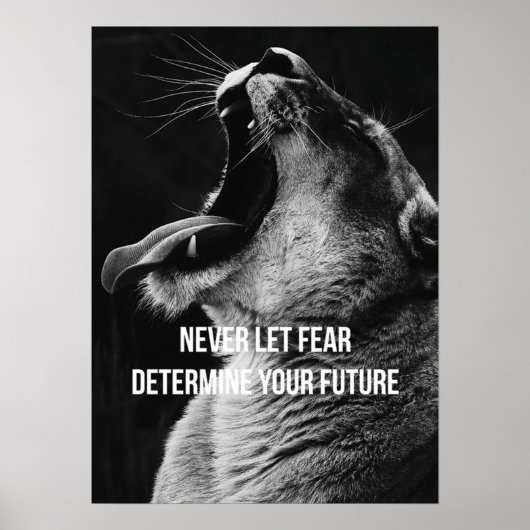 Inspirerende Citaat - Motivatie Poster van de Werk (Voorkant)