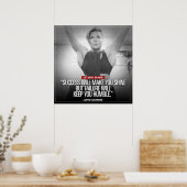 Inspirerende Citaat - Motivatie Poster van de Werk (Keuken)