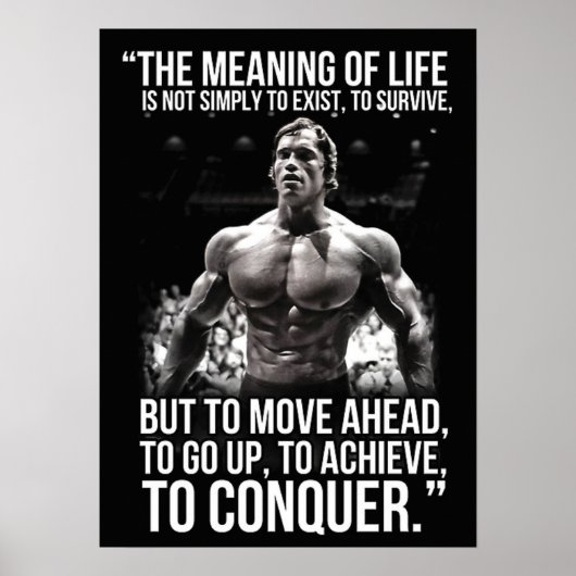 Inspirerende Citaat - Motivatie Poster van de Werk (Voorkant)