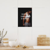 Inspirerende Citaat - Motivatie Poster van de Werk (Keuken)